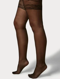 Hot Marina Rinaldi 30 denier sheer tights BLACK