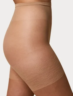 New Marina Rinaldi 30 denier sheer tights BISCUIT