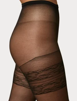 Hot Marina Rinaldi 30 denier sheer tights BLACK
