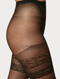 Discount Marina Rinaldi 40 denier sheer tights BLACK