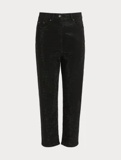Clearance Marina Rinaldi Denim jeans with rhinestones DARKBOWN
