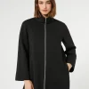Hot Marina Rinaldi Double-faced jersey jacket BLACK