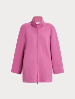 Clearance Marina Rinaldi Double-faced jersey jacket PINK