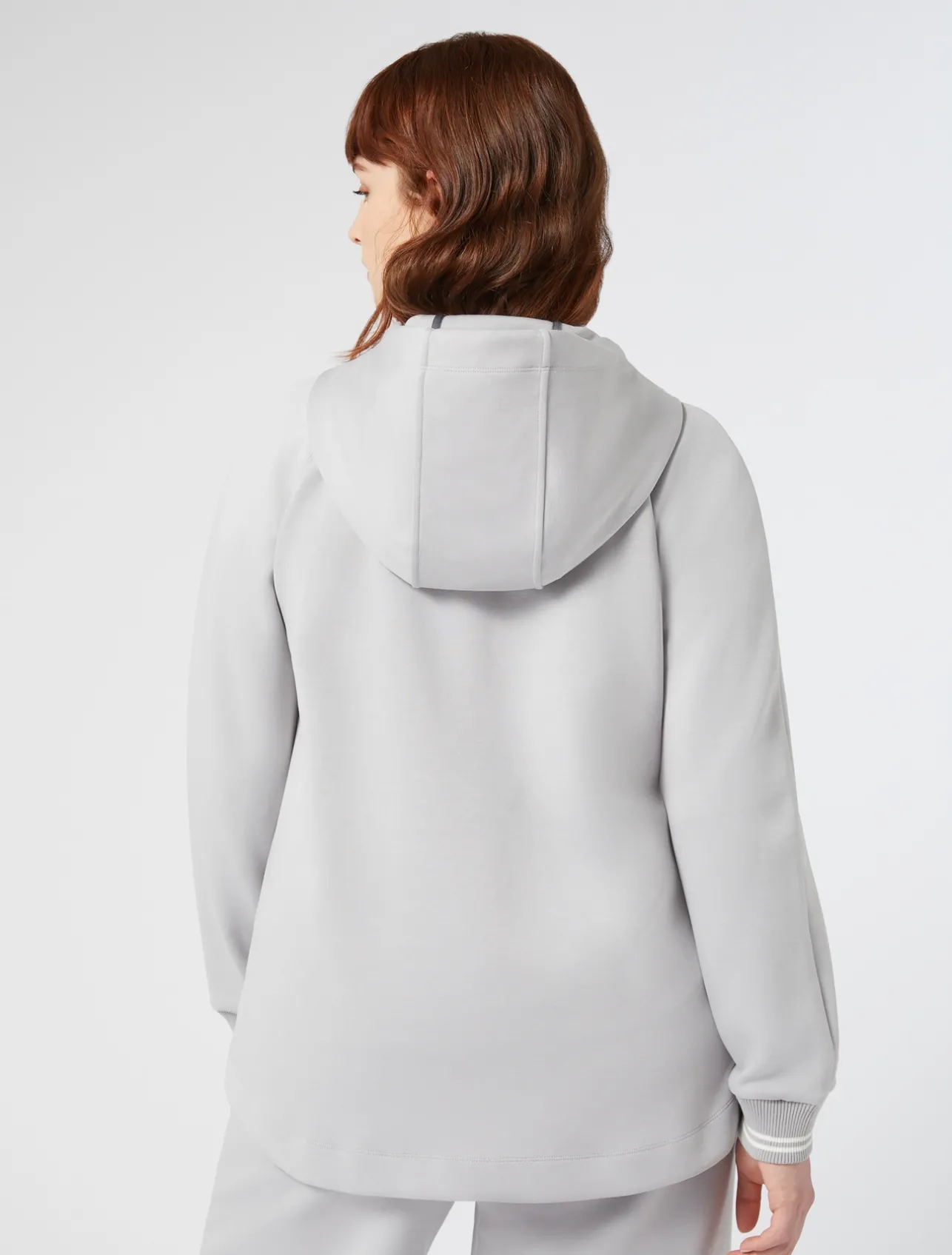 Sale Marina Rinaldi Double-faced jersey sweatshirt LIGHTGREY