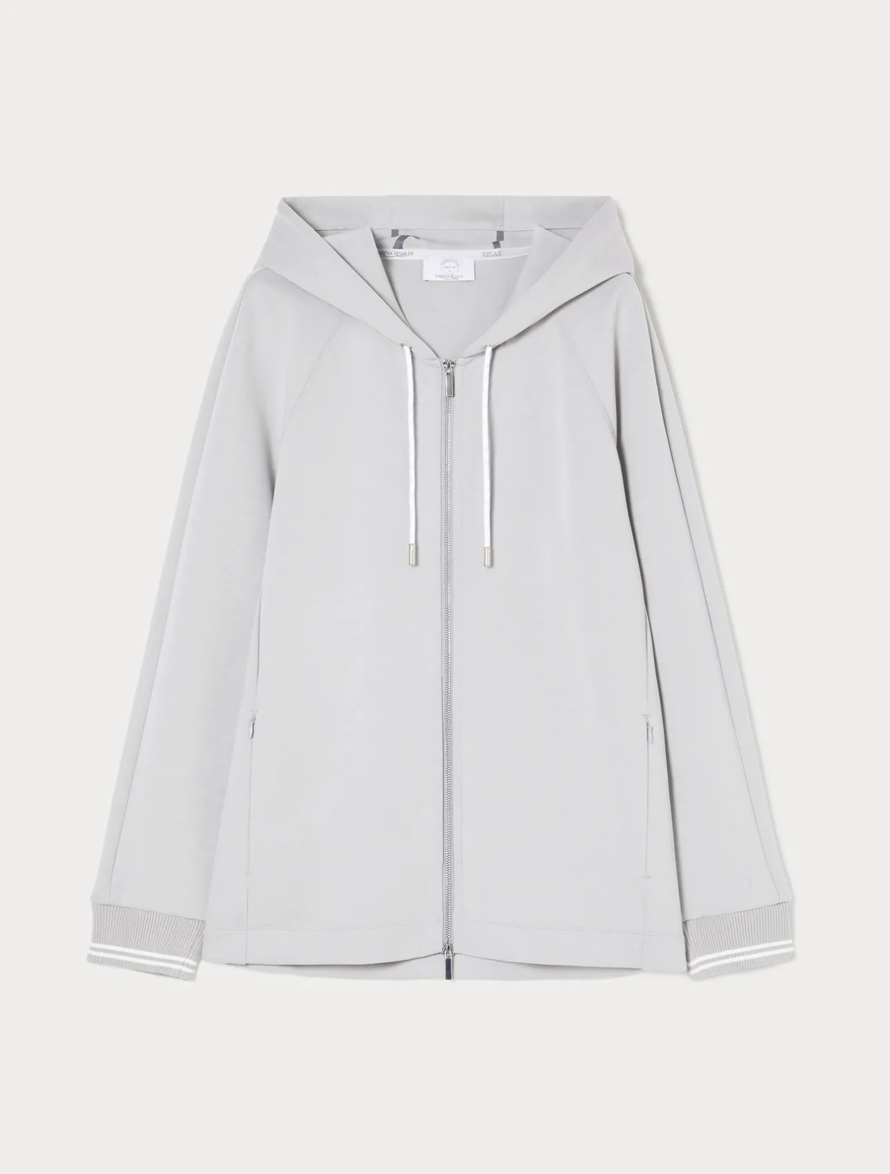Sale Marina Rinaldi Double-faced jersey sweatshirt LIGHTGREY