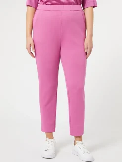 Hot Marina Rinaldi Double-faced jersey trousers PINK