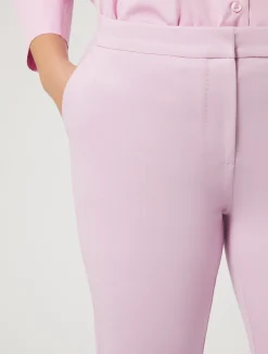 Sale Marina Rinaldi Double-faced jersey trousers PINK