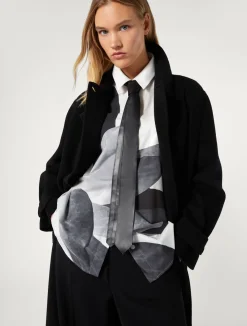 Clearance Marina Rinaldi Double-faced wool coat BLACK