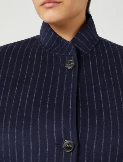 Fashion Marina Rinaldi Double-faced wool heavy jacket ULTRAMARINE
