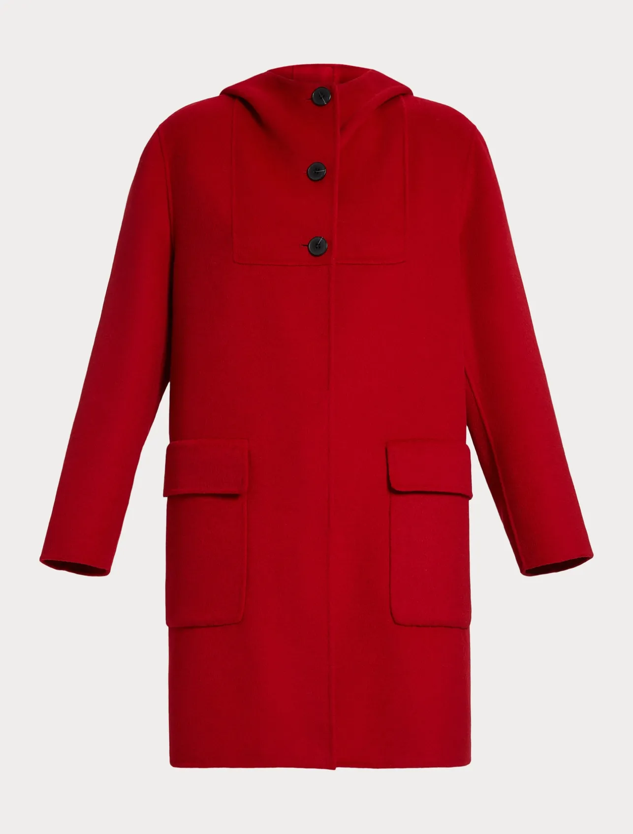 Online Marina Rinaldi Double-faced wool heavy jacket RED