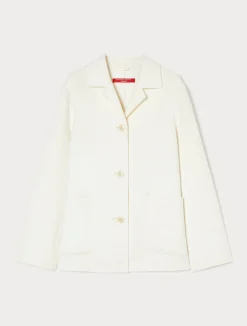 Hot Marina Rinaldi Double-faced wool-blend jacket IVORY