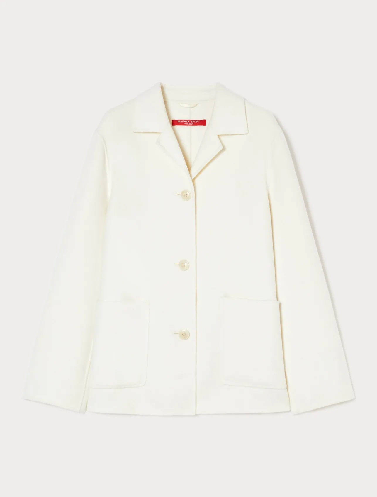 Hot Marina Rinaldi Double-faced wool-blend jacket IVORY