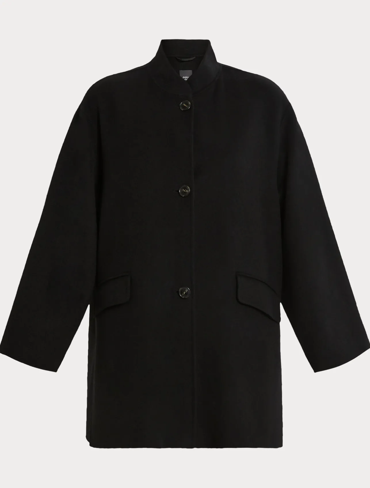 Hot Marina Rinaldi Double-sided wool jacket BLACK