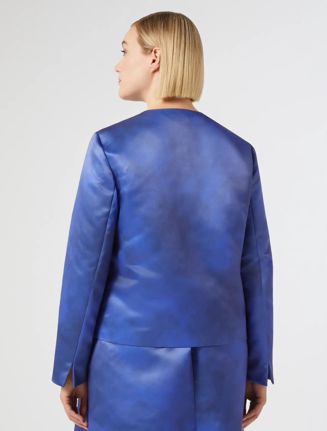 Discount Marina Rinaldi Duchess satin jacket AVIO