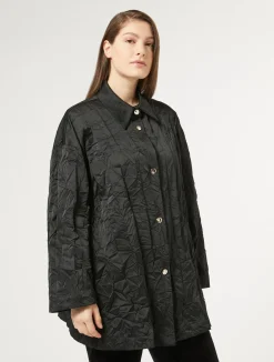 Hot Marina Rinaldi Duchess satin shirt BLACK