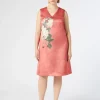 Hot Marina Rinaldi Duchesse print dress CORAL