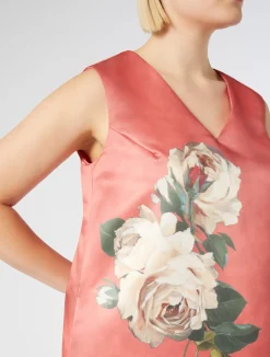 Hot Marina Rinaldi Duchesse print dress CORAL