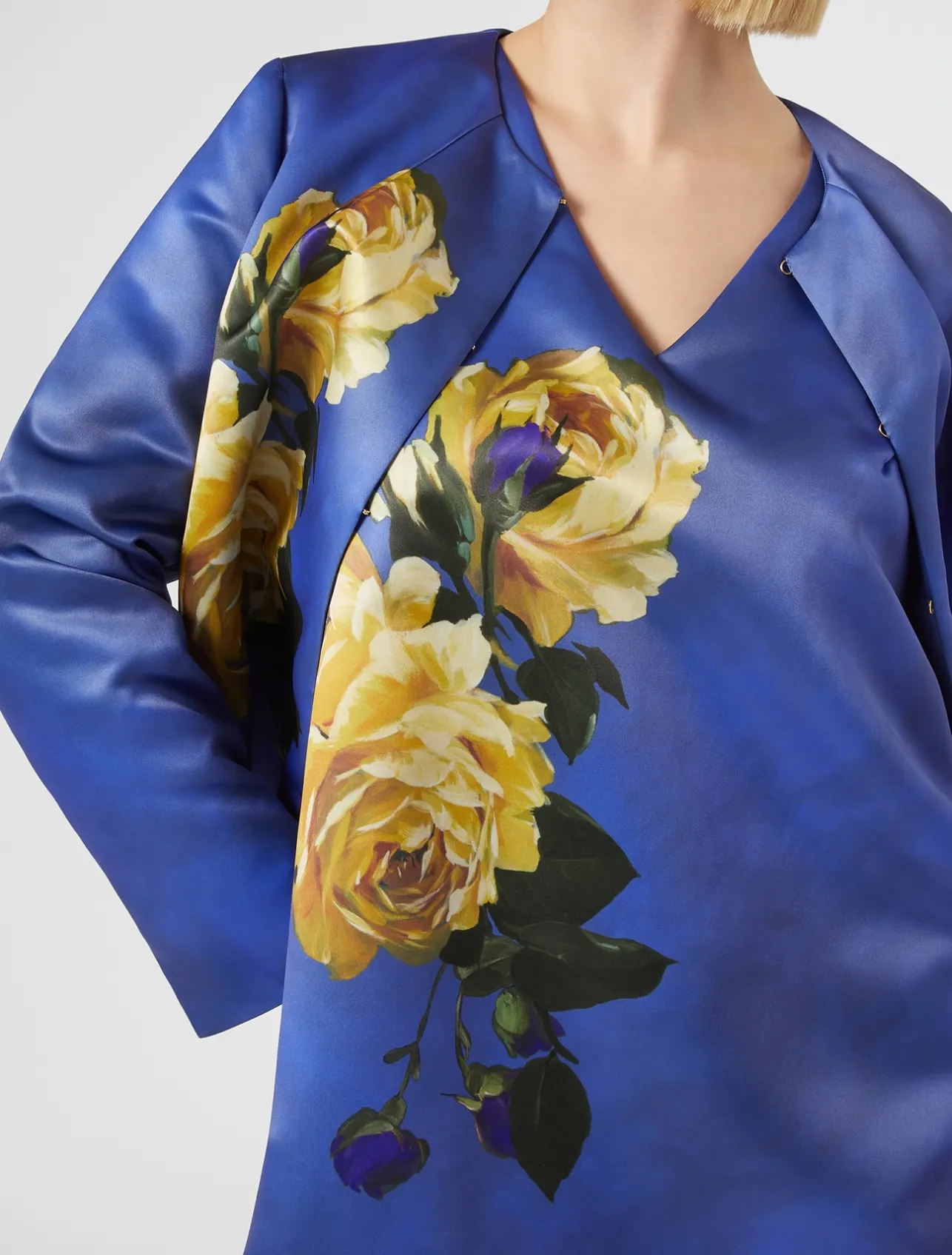 Discount Marina Rinaldi Duchesse print dress AVIO