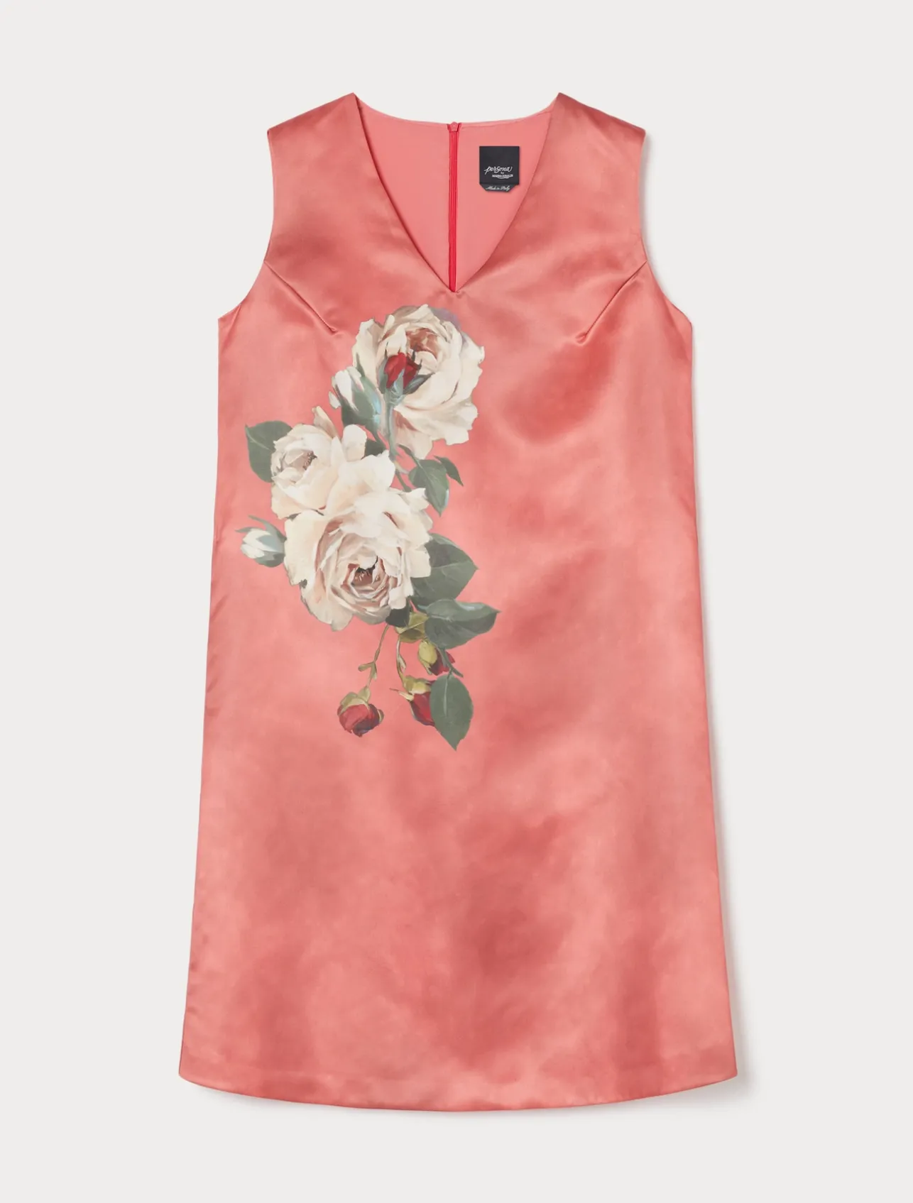Hot Marina Rinaldi Duchesse print dress CORAL
