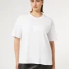 Best Marina Rinaldi Embroidered jersey T-shirt OPTICALWHITE