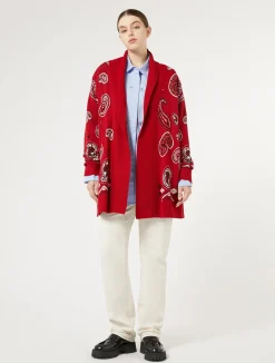 Clearance Marina Rinaldi Embroidered poplin shirt LIGHTBLUE