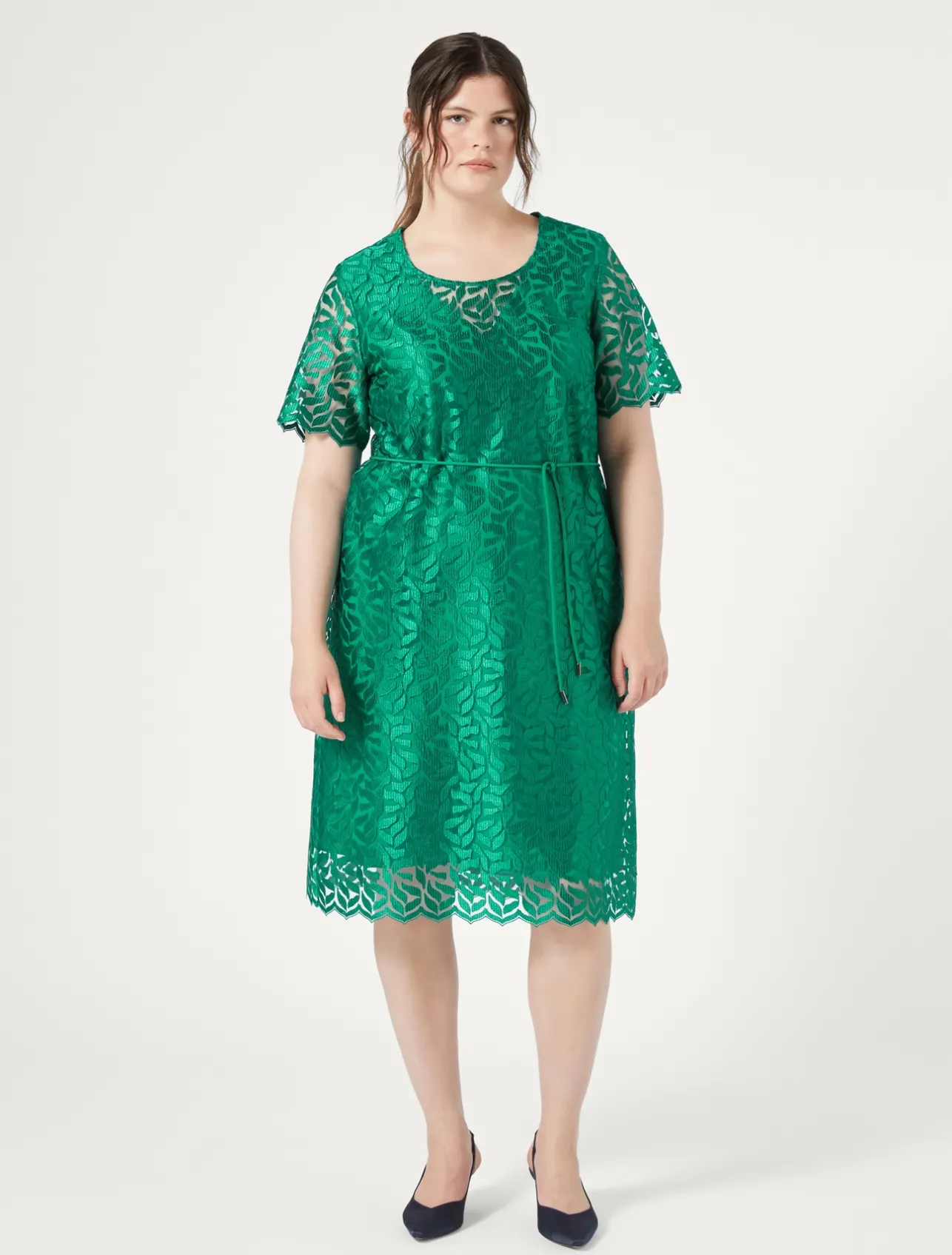 Discount Marina Rinaldi Embroidered tulle dress JADE
