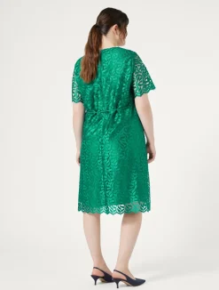 Discount Marina Rinaldi Embroidered tulle dress JADE