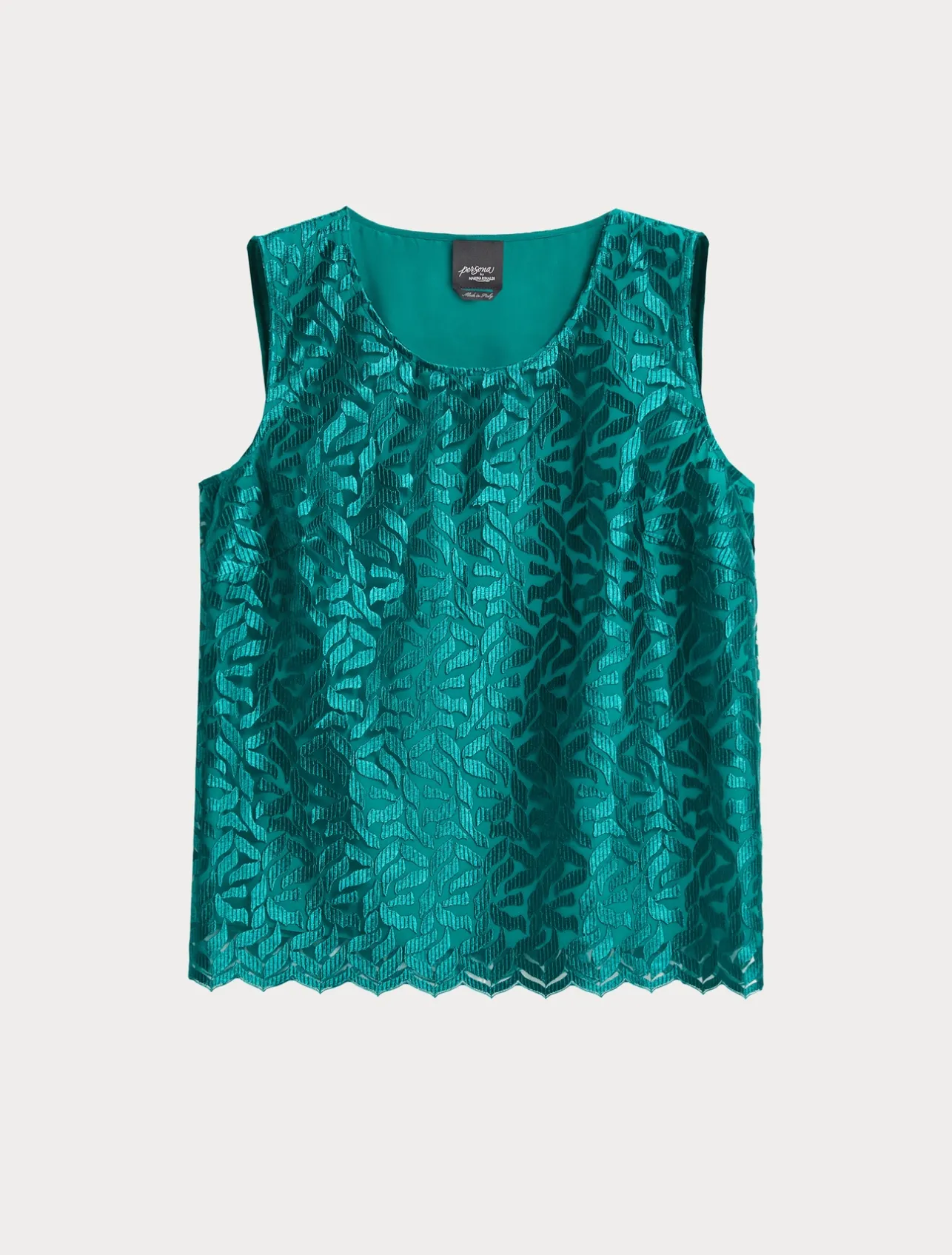 Best Marina Rinaldi Embroidered tulle top JADE