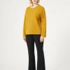 Online Marina Rinaldi Flared cady trousers BLACK