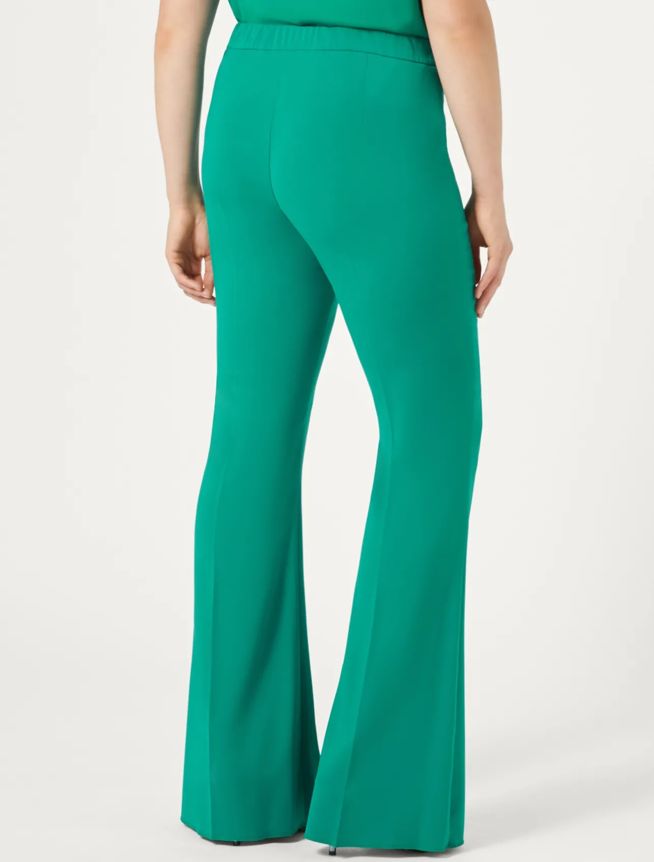 Sale Marina Rinaldi Flared cady trousers JADE