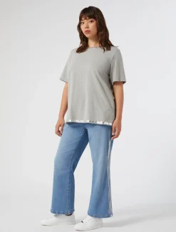 Clearance Marina Rinaldi Flared denim jeans BLUEAZURE