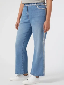 Clearance Marina Rinaldi Flared denim jeans BLUEAZURE