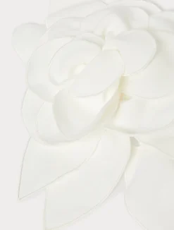 Clearance Marina Rinaldi Flower brooch WHITE