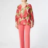 Sale Marina Rinaldi Fluid cady trousers CORAL