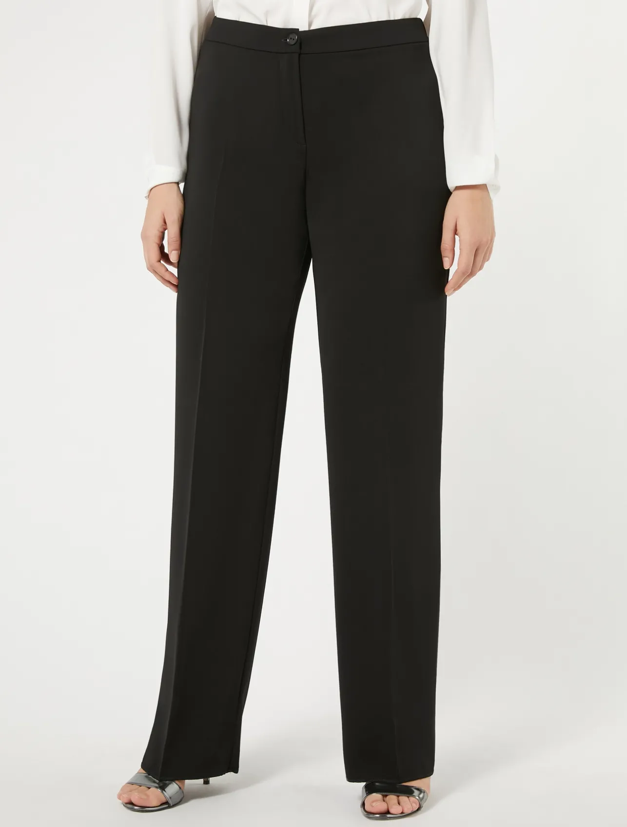 Online Marina Rinaldi Fluid cady trousers BLACK