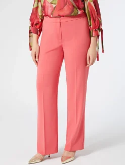 Sale Marina Rinaldi Fluid cady trousers CORAL