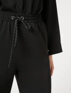 Discount Marina Rinaldi Fluid cady trousers BLACK