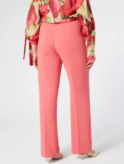 Sale Marina Rinaldi Fluid cady trousers CORAL