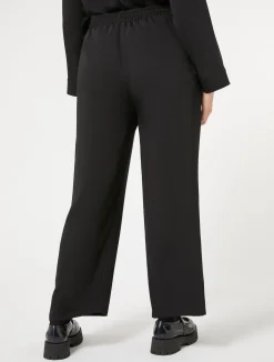 Discount Marina Rinaldi Fluid cady trousers BLACK