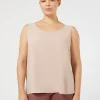 Discount Marina Rinaldi Fluid fabric top PINK