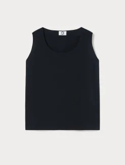 New Marina Rinaldi Fluid fabric top ULTRAMARINE