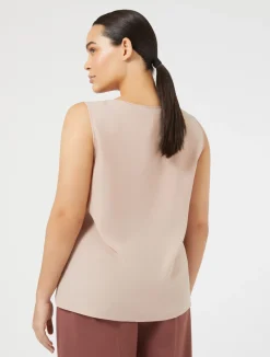 Discount Marina Rinaldi Fluid fabric top PINK