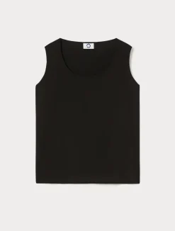 Best Marina Rinaldi Fluid fabric top BLACK