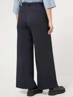 New Marina Rinaldi Fluid gabardine trousers MIDNIGHTBLUE