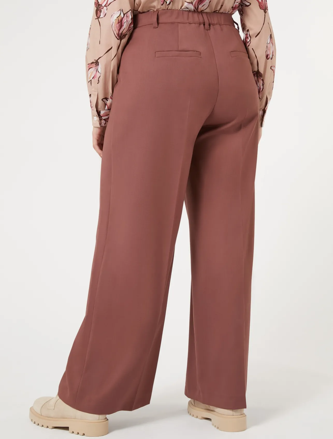 Hot Marina Rinaldi Fluid gabardine trousers FARD