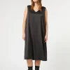 Best Marina Rinaldi Fluid satin dress BLACK