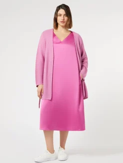 Online Marina Rinaldi Fluid satin dress ANTIQUEROSE