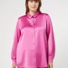 Best Marina Rinaldi Fluid satin shirt ANTIQUEROSE