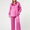 Discount Marina Rinaldi Fluid satin trousers ANTIQUEROSE