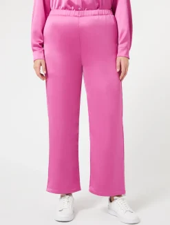 Discount Marina Rinaldi Fluid satin trousers ANTIQUEROSE